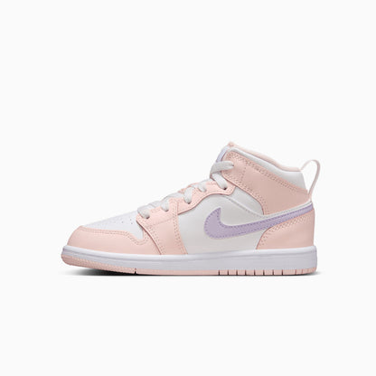 Kid's Air Jordan 1 Mid "Fierce Pink" Pre School