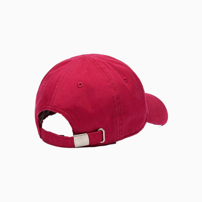 Contrast Strap And Oversized Crocodile Cotton Cap