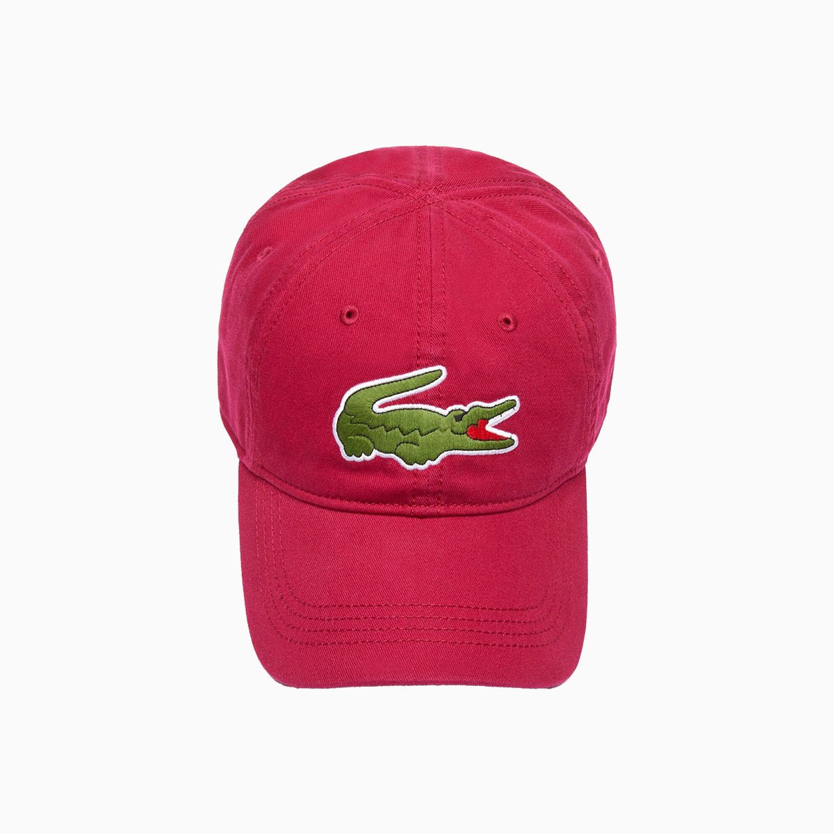 Contrast Strap And Oversized Crocodile Cotton Cap