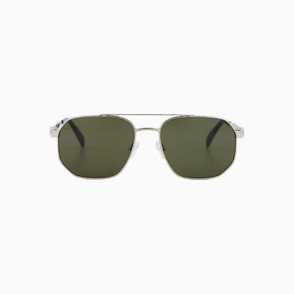 Men's Alexander McQueen Silver Green Sunglasses
