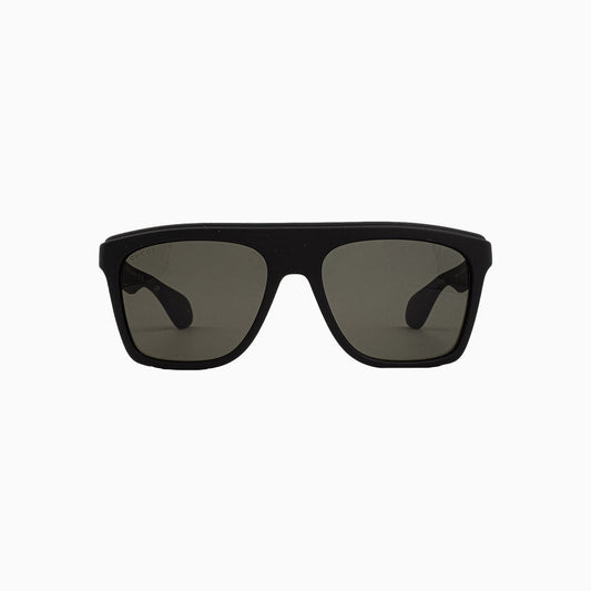 Men's Gucci Black Grey Lettering Sunglasses