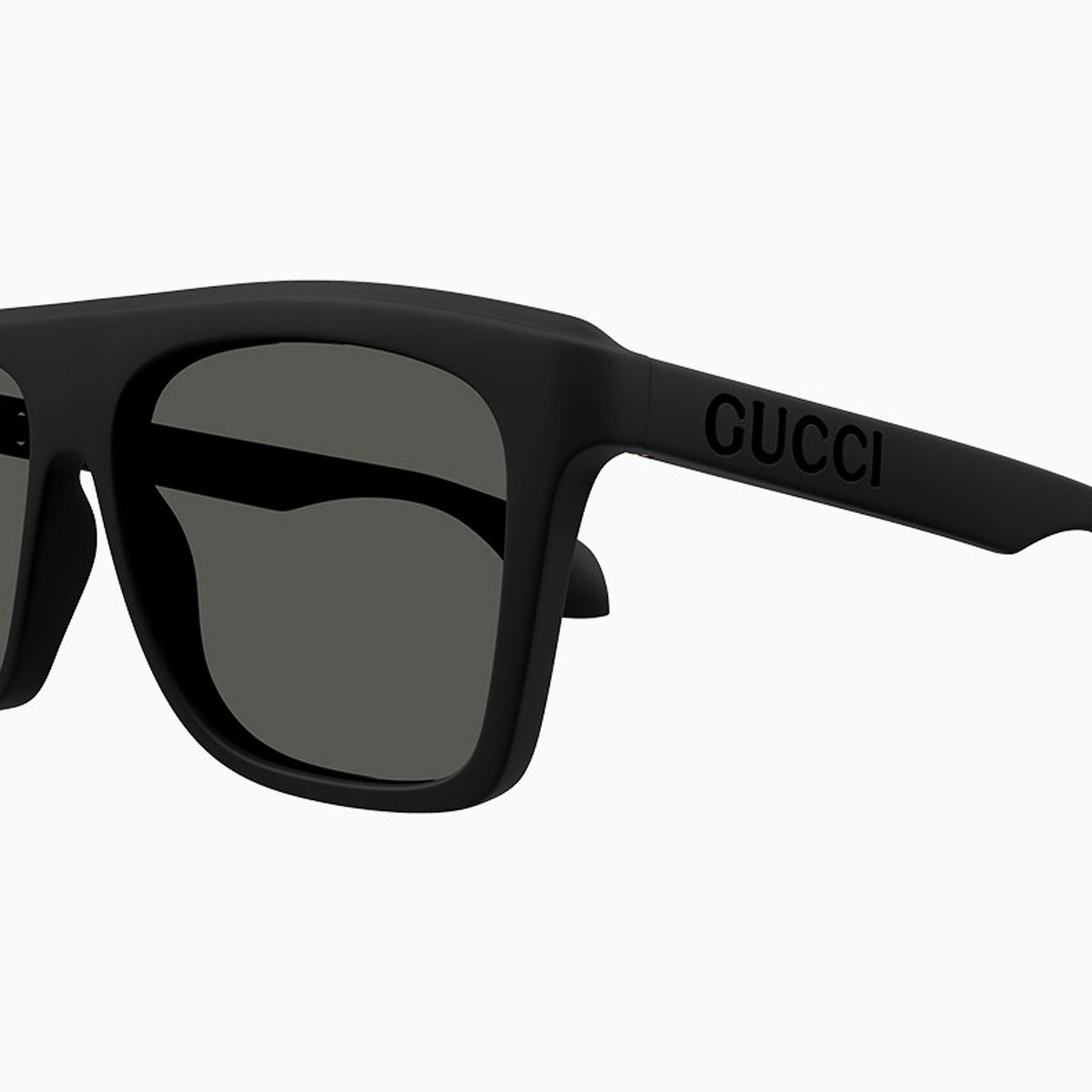 Men's Gucci Black Grey Lettering Sunglasses