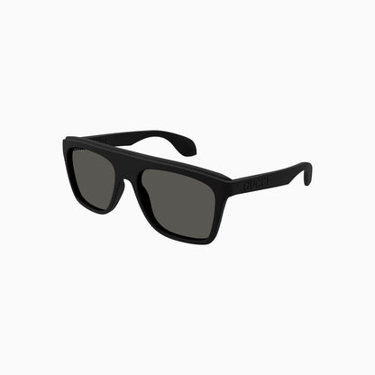 Men's Gucci Black Grey Lettering Sunglasses
