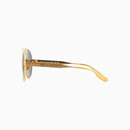 Men's Gucci Gold Grey Sunglasses