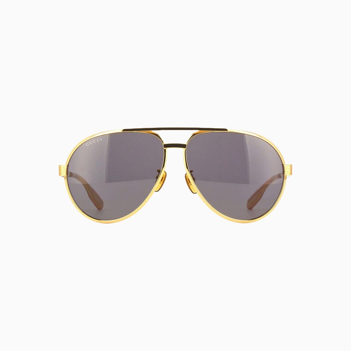 Men's Gucci Gold Grey Sunglasses