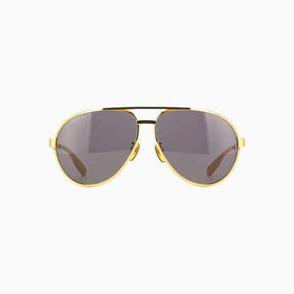 Men's Gucci Gold Grey Sunglasses