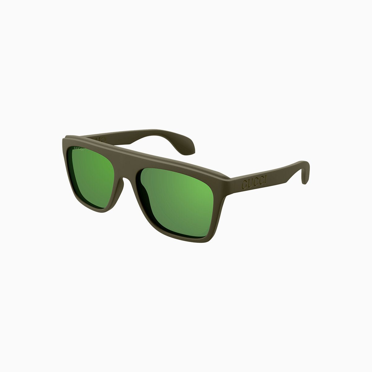 Men's Gucci Green Lettering Sunglasses