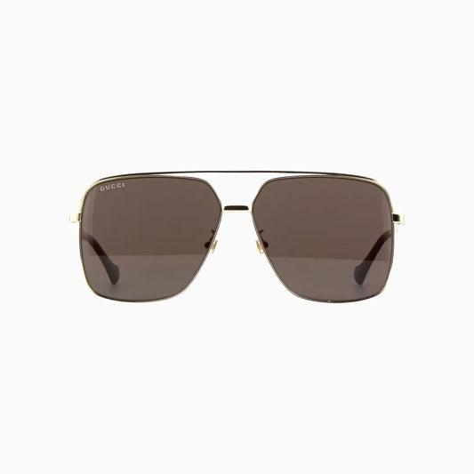 Men's Gucci Metal Square Sunglasses