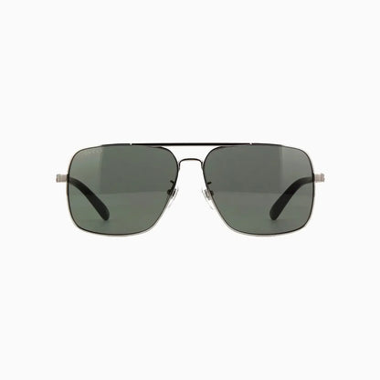 Men's Gucci Shiny Ruthenium with Black Metal Sunglasses