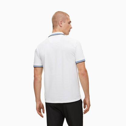 Men's Stretch Cotton Slim Fit Polo Shirt With Branded Undercollar