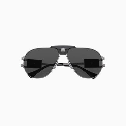 Men's Versace Special Project Aviator Sunglasses