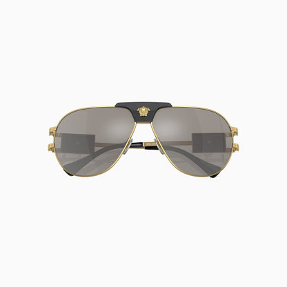 Men's Versace Special Project Aviator Sunglasses