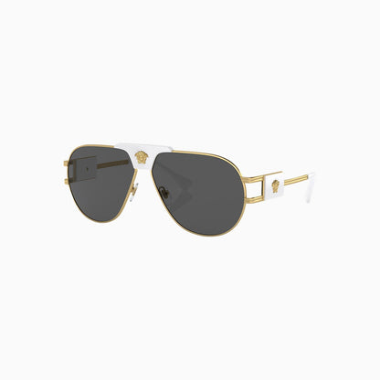 Men's Versace Special Project Aviator Sunglasses
