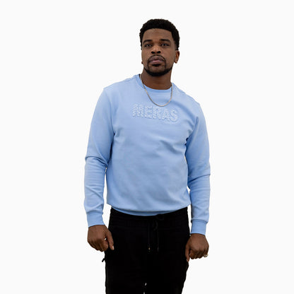 Men's Embroidery Crew Neck Sweatshirt