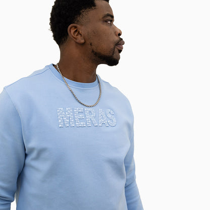 Men's Embroidery Crew Neck Sweatshirt