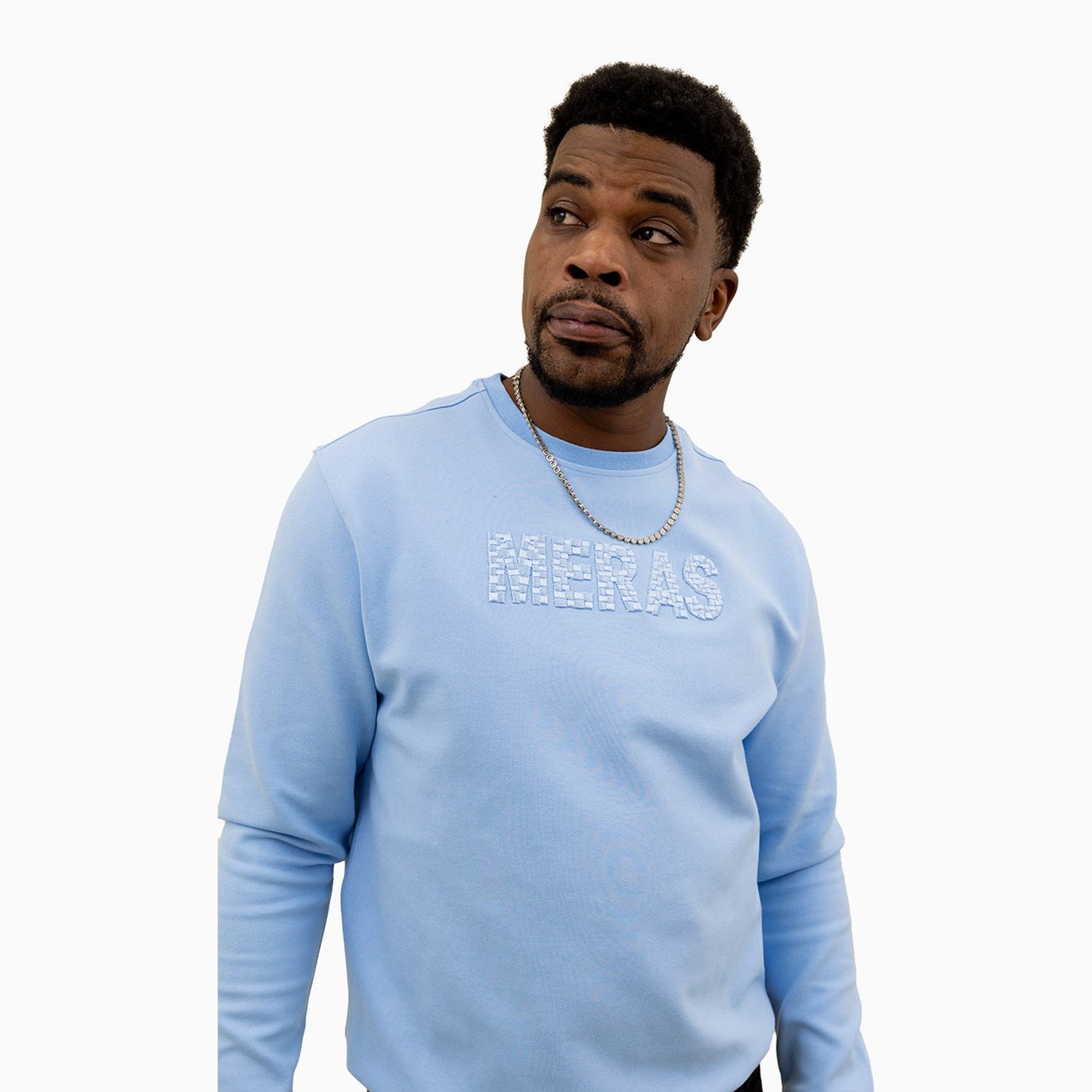Men's Embroidery Crew Neck Sweatshirt