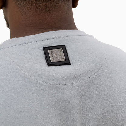 Men's Chenille Patch Crew Neck Sweatshirt