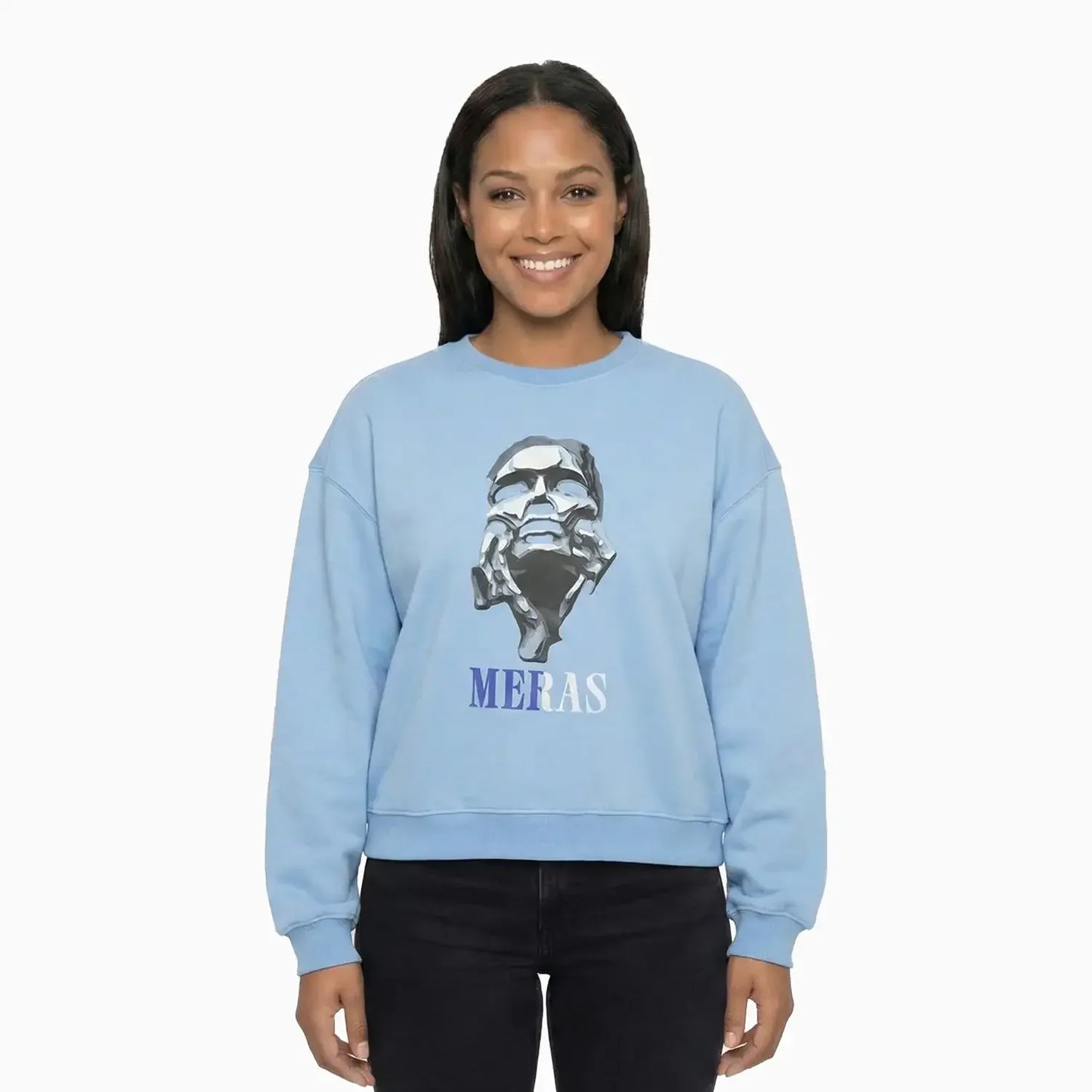 Women's Grey Lady Crew Neck Sweatshirt