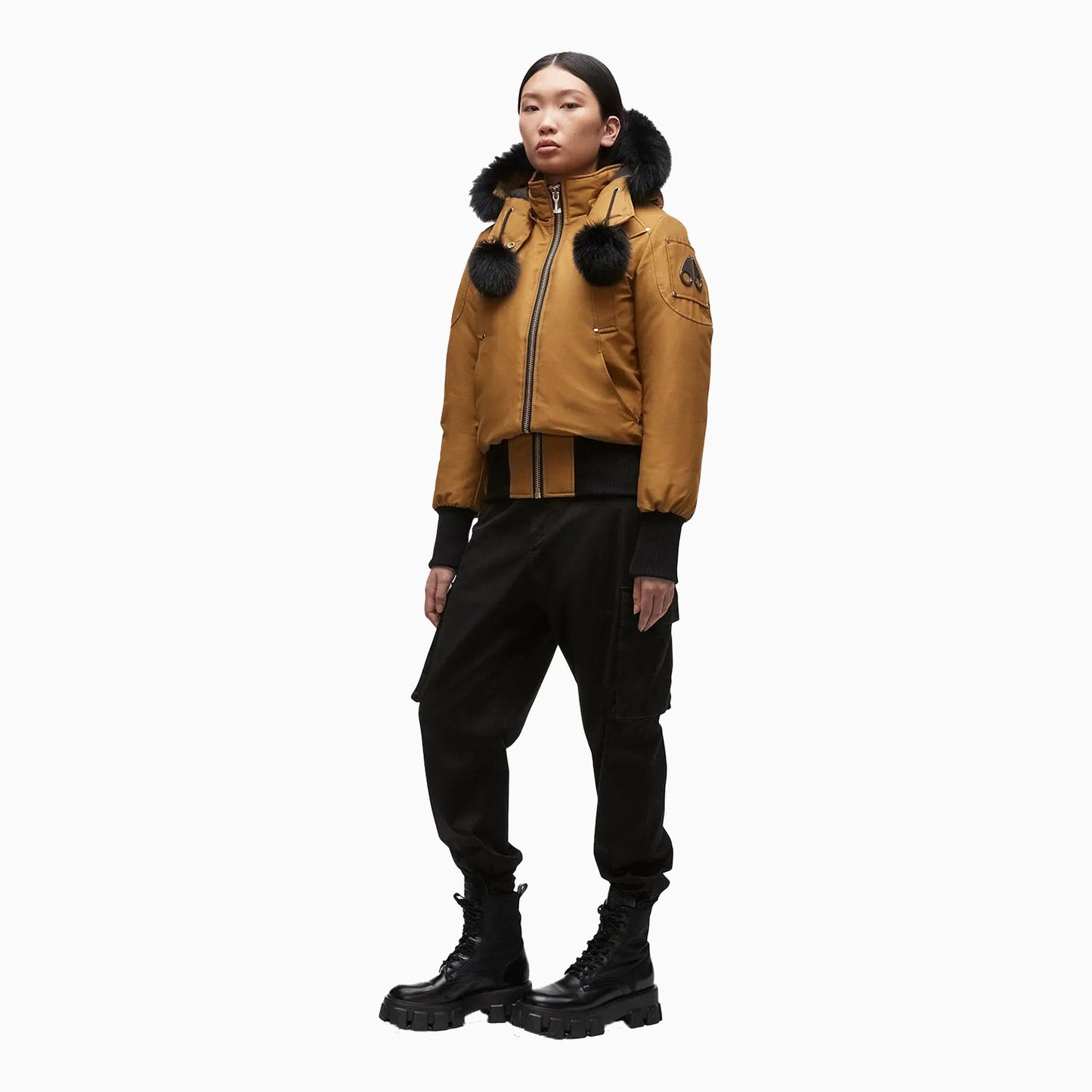 Women's Debbie Bomber Fur Jacket