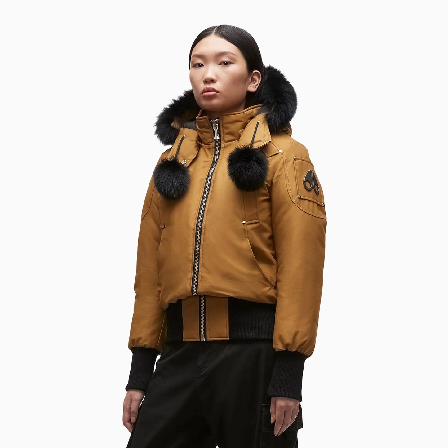 Women's Debbie Bomber Fur Jacket