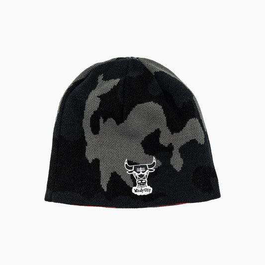 Chicago Bulls NBA Reversible Beanie Knit Hat