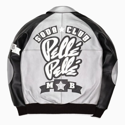 Men's Classic Soda Club Plush Leather Jacket
