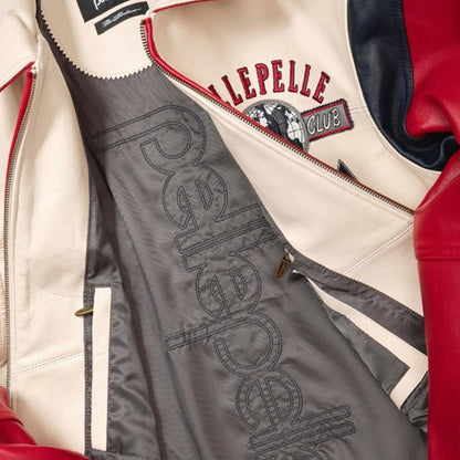 Men's World Famous Soda Club Plush Leather Jacket