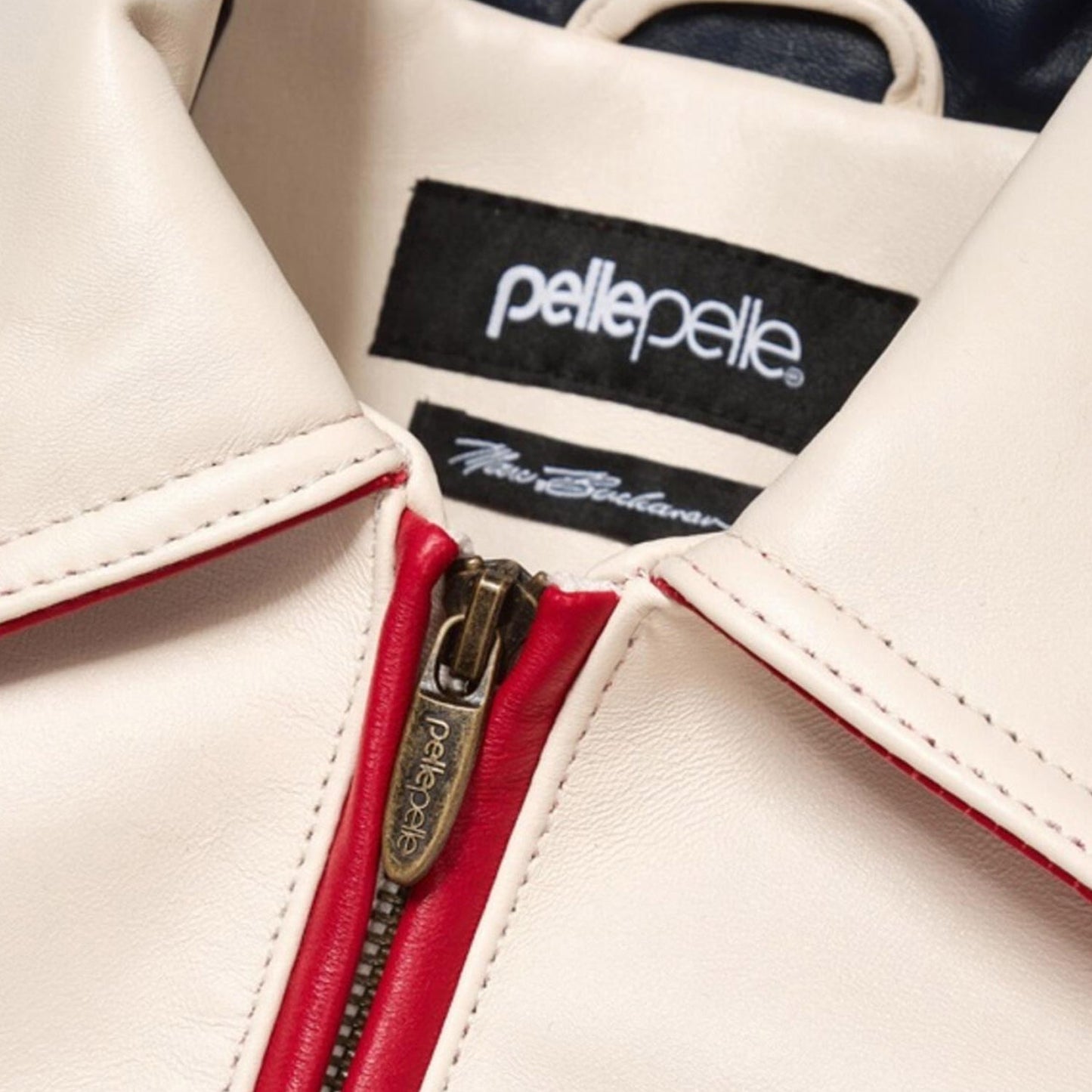 Men's World Famous Soda Club Plush Leather Jacket