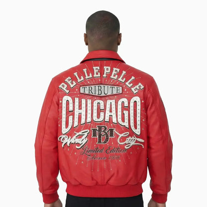Pelle-Pelle X TB Men's Windy City Leather Jacket