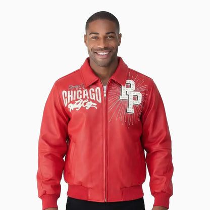 Pelle-Pelle X TB Men's Windy City Leather Jacket