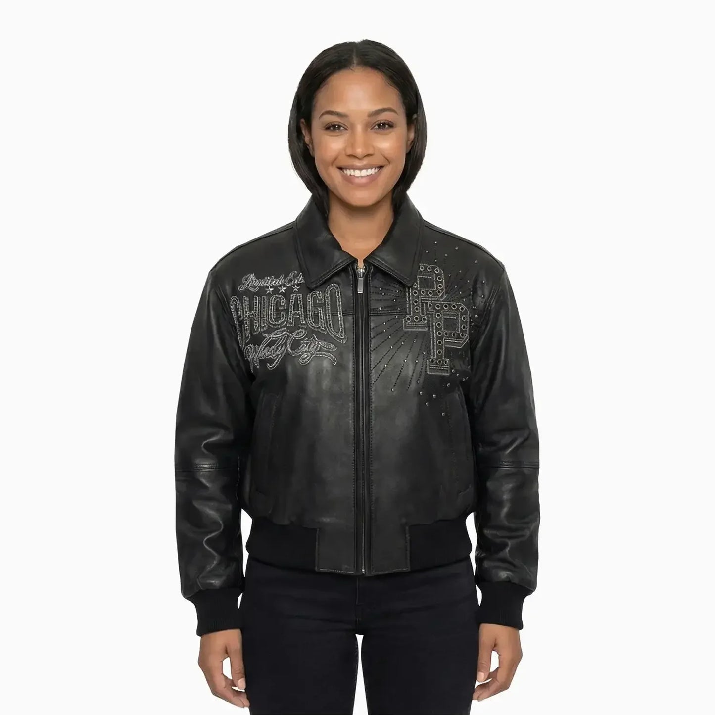 Pelle-Pelle X TB Women's Windy City Leather Jacket