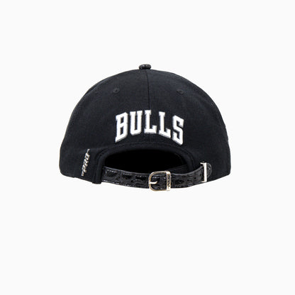Chicago Bulls NBA Leather Visor Snapback Hat