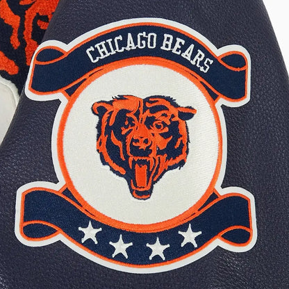 Men's Chicago Bears Original Rib Wool Varsity Jacket