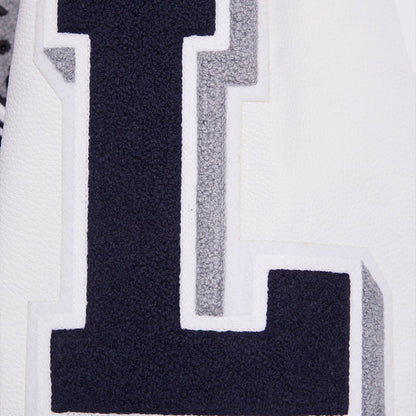 Men's Dallas Cowboys NFL Mash Up Rib Wool Varsity Jacket