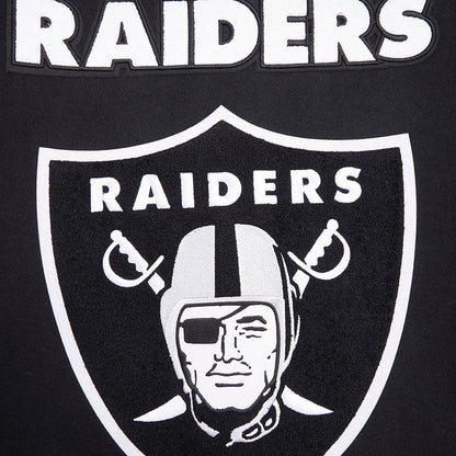 Men's Las Vegas Raiders NFL Rib Wool Varsity Jacket