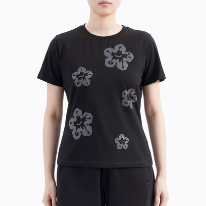 Women's Tone On Tone Tear Drip T-Shirt