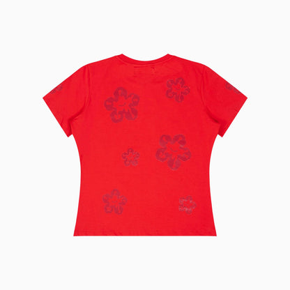 Women's Tone On Tone Tear Drip T-Shirt