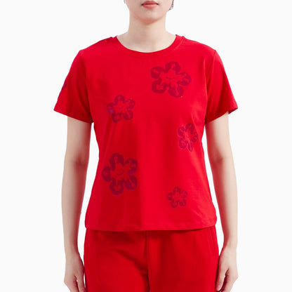 Women's Tone On Tone Tear Drip T-Shirt