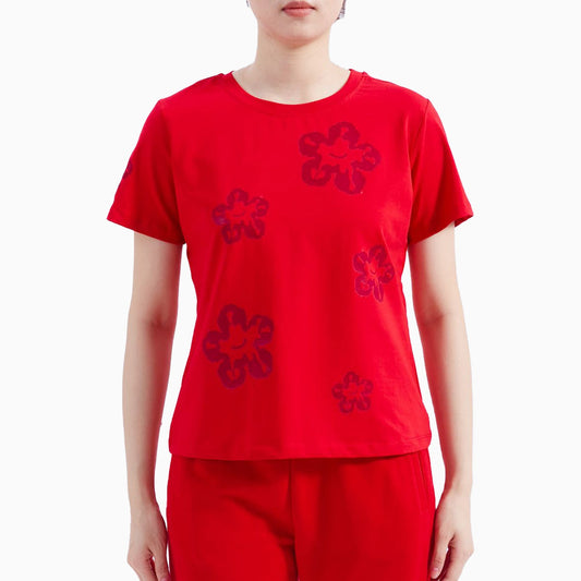 Women's Tone On Tone Tear Drip T-Shirt