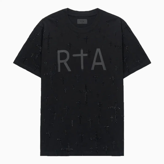 Men's Liam Black Crystal RTA T-Shirt