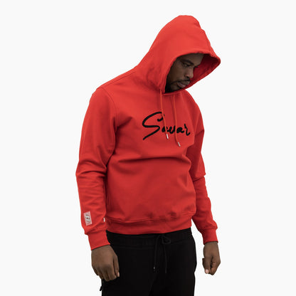 Men's Chenille Patch Pull Over Hoodie