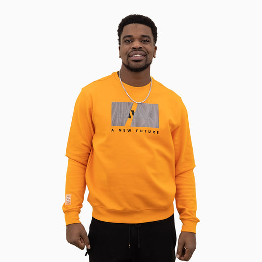 Men's Emboss Logo Crew Neck Sweatshirt