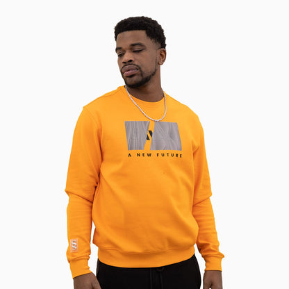 Men's Emboss Logo Crew Neck Sweatshirt