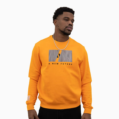 Men's Emboss Logo Crew Neck Sweatshirt