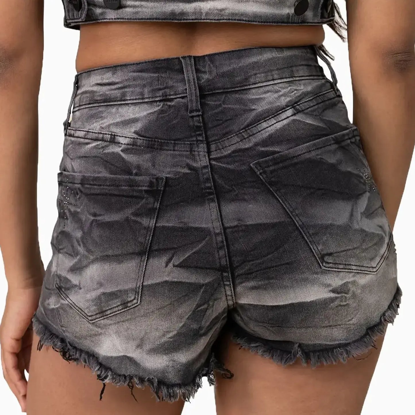 Women's Graphic Trucker Denim Outfit