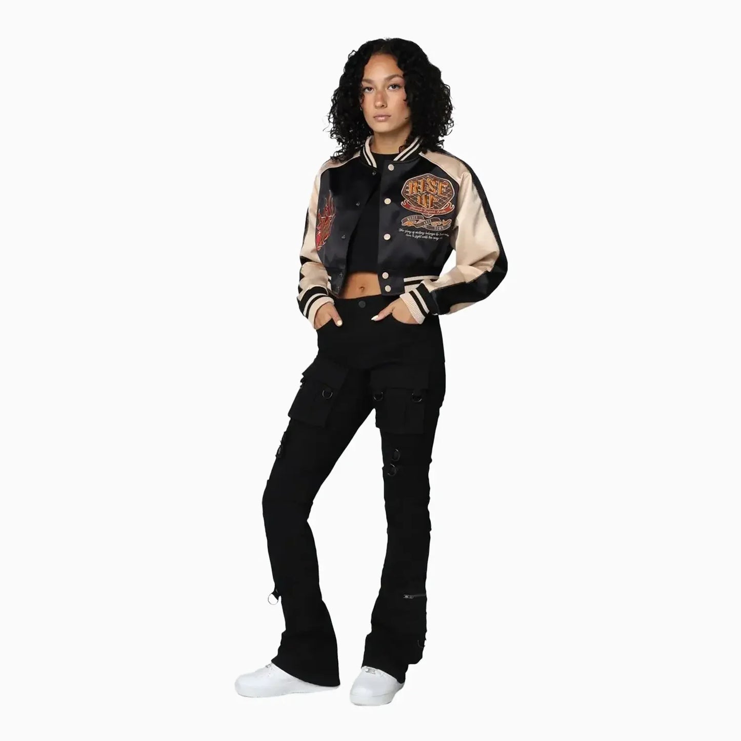 Women's High Rise Stacked Side Pinching Pant