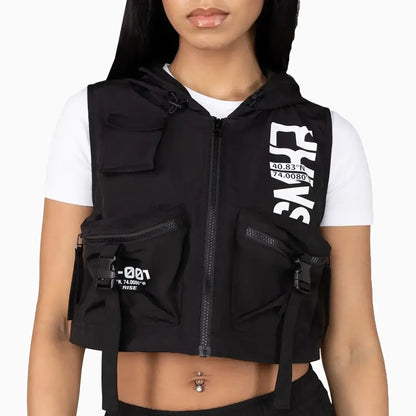 Women's Utility Windbreaker Nylon Printed Outfit