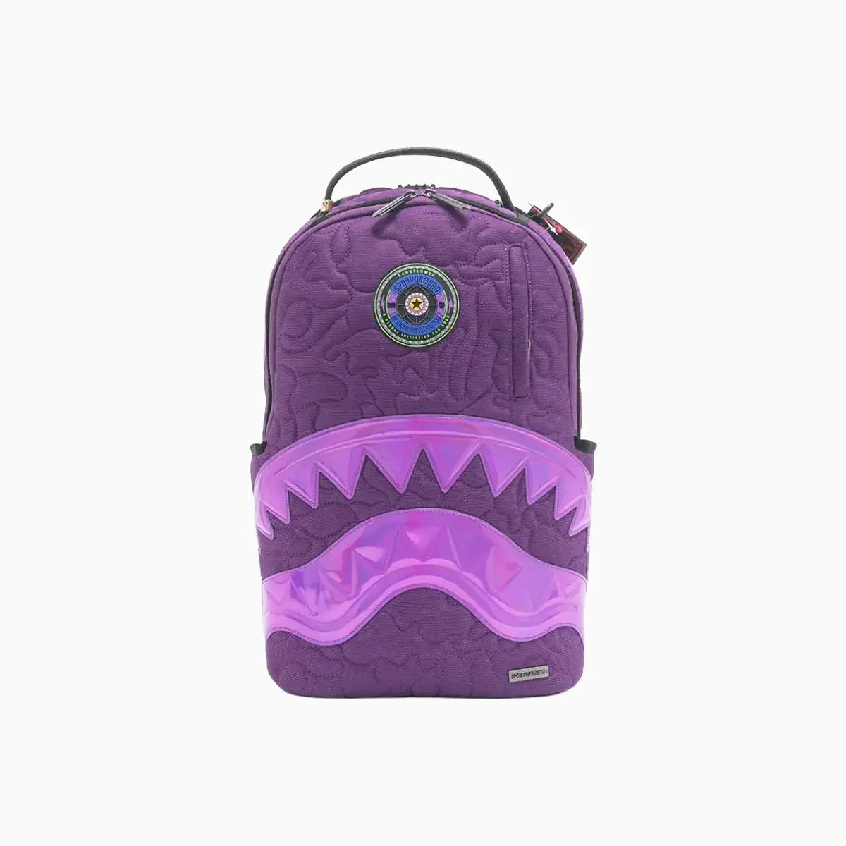 AI Quilted Iridescent Backpack