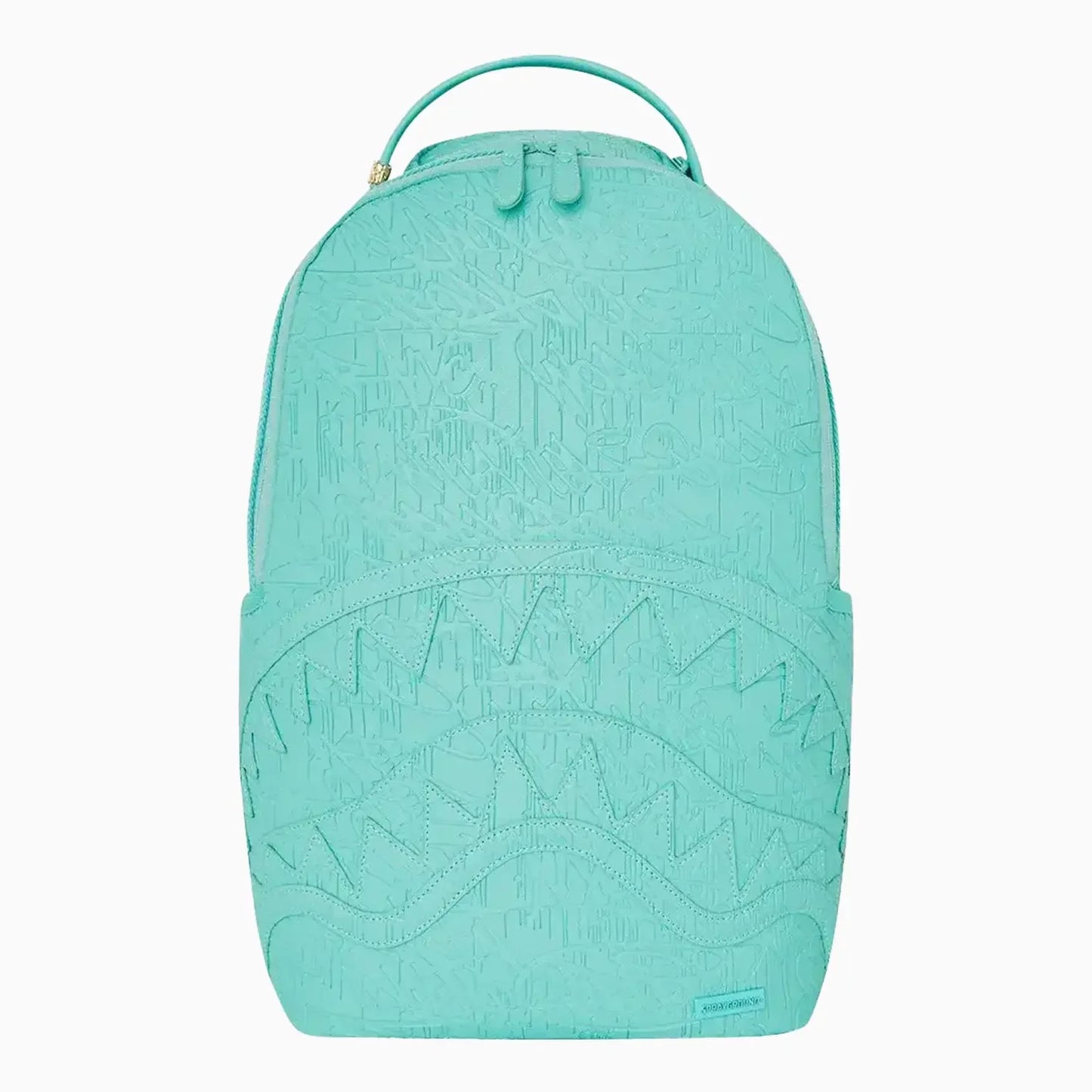 Aqua Embossed Graffiti Backpack