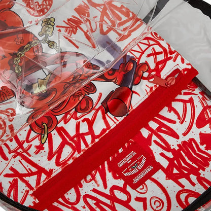 Bear Grills Dlx Clear Backpack